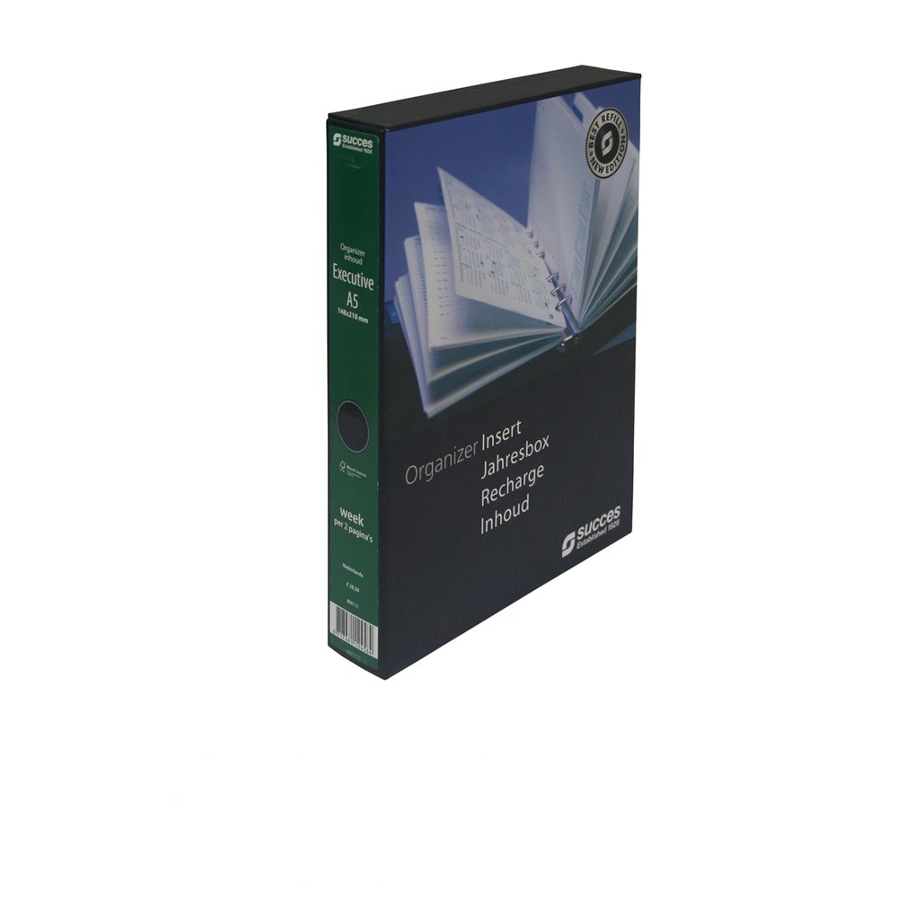 Succes Refill 2027 A5/Executive White - Week on 2 pages