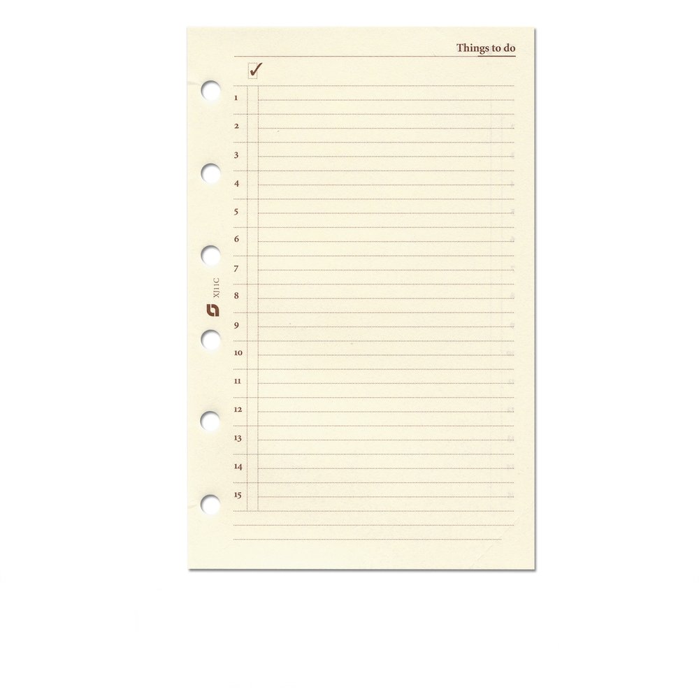 Succes Refill A5 Cream To Do List