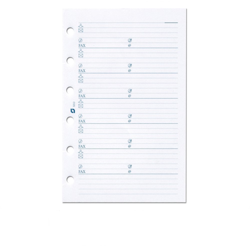 Succes Refill Junior White Address Notepaper