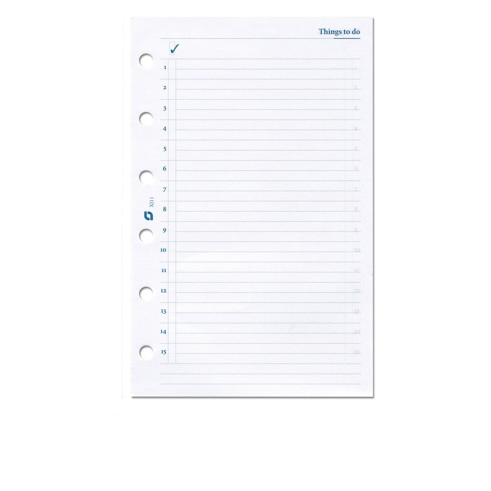 Succes Refill Mini White To Do List