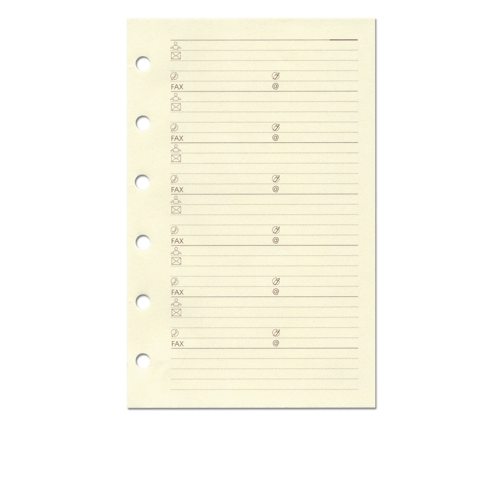 Senior - Succes Refill Senior Cream Address Notepaper