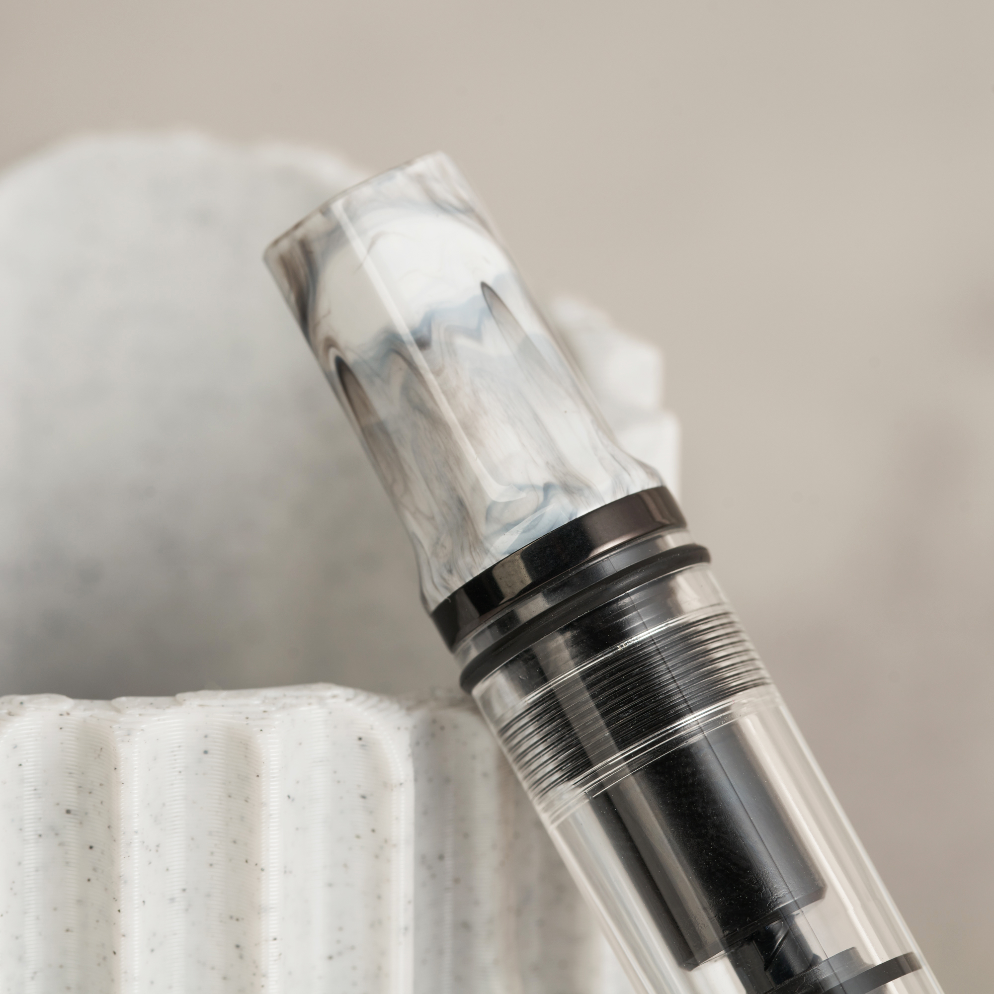 TWSBI Eco Carrara with Onyx Stylo Plume