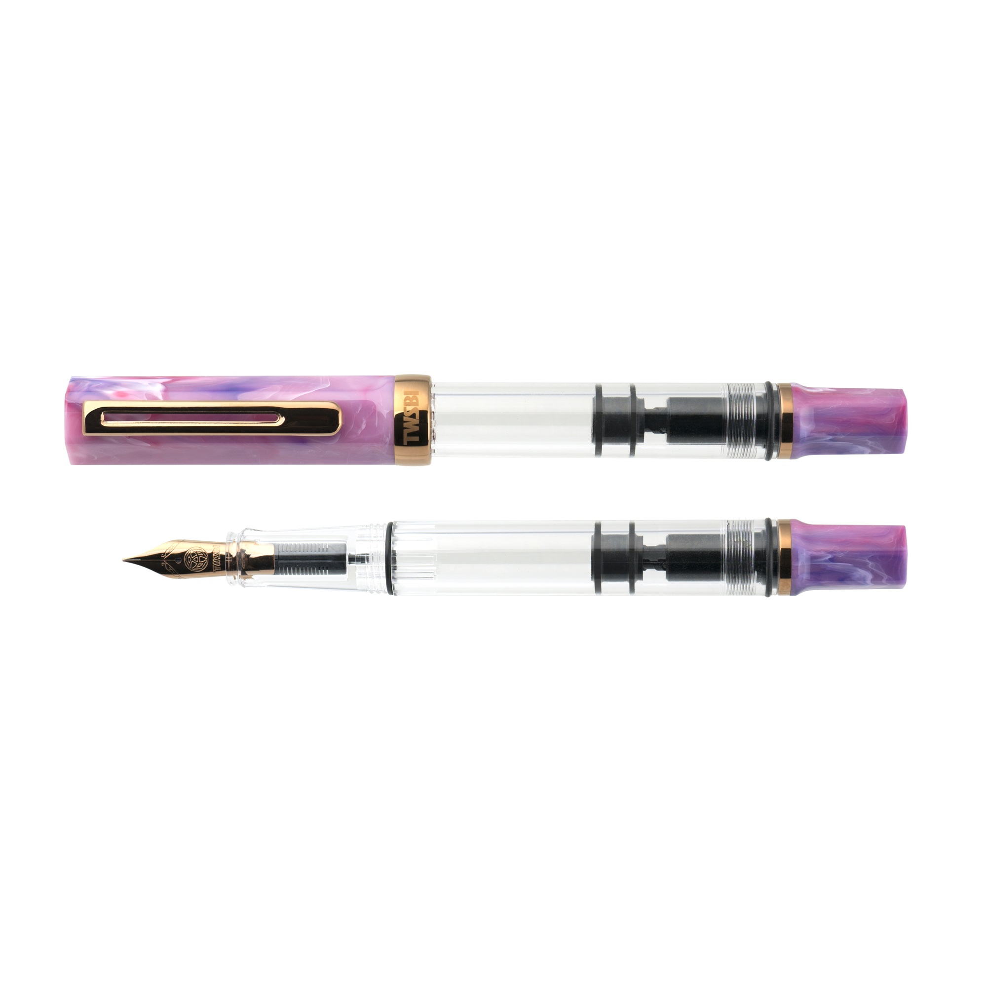 TWSBI Eco Fluorite Purple with Bronze Fountain pen
