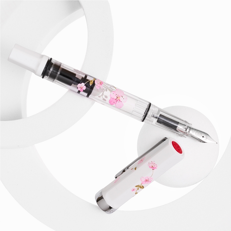 TWSBI Eco White Cherry Blossom Fountain pen