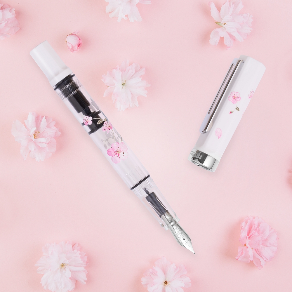 TWSBI Eco White Cherry Blossom Fountain pen