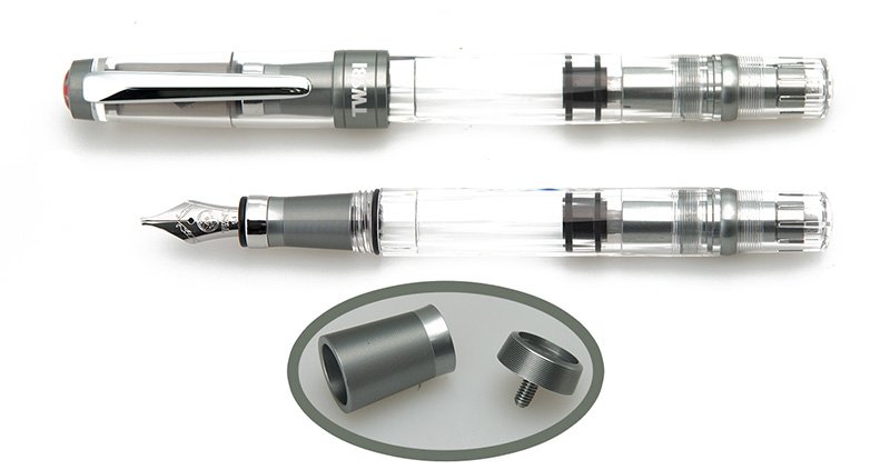 TWSBI Diamond 580 AL R Nickel Gray Vulpen
