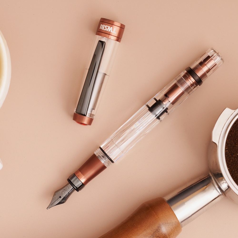 TWSBI Diamond 580 AL R Affogato with Onyx Fountain pen