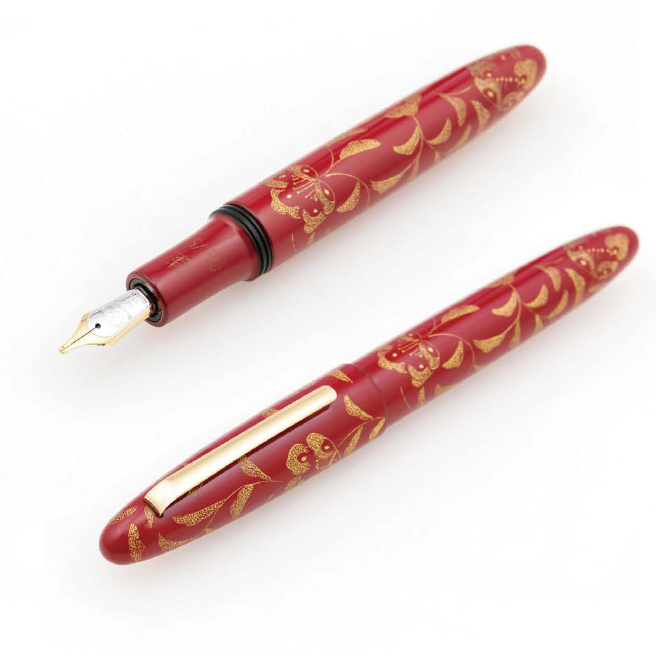 Taccia Ho-So-Ge Chin-Kin Urushi Tan-rei Fountain pen
