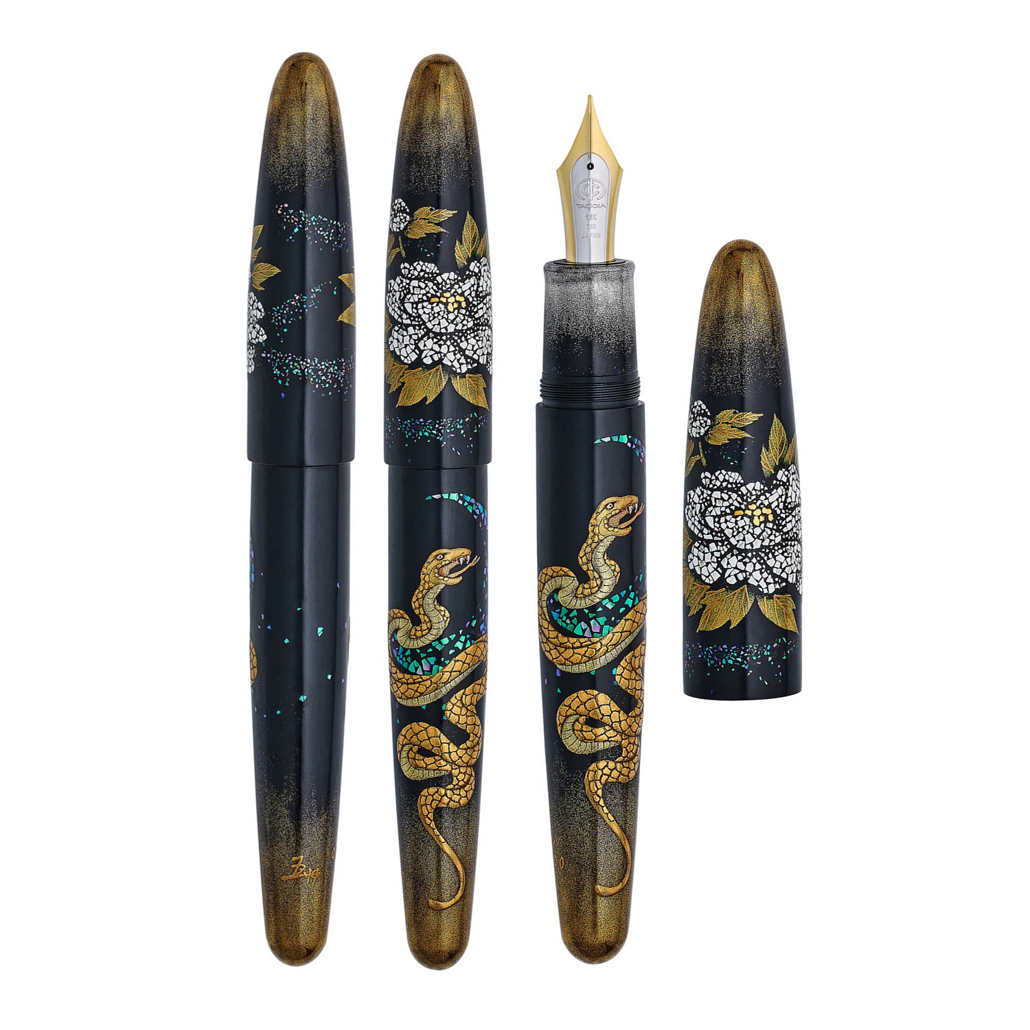 Taccia Miyabi Empress Maki-e Serpent LE Fountain pen