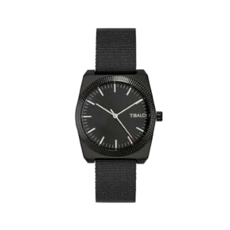 Tibaldi Men's Black  39mm Quartz Watch TMM-SS-GG