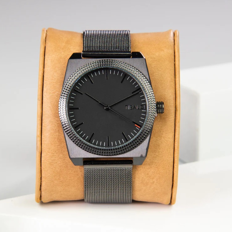 Tibaldi Men's Black PVD 39mm Quartz Relógio TMM-PVD-MM