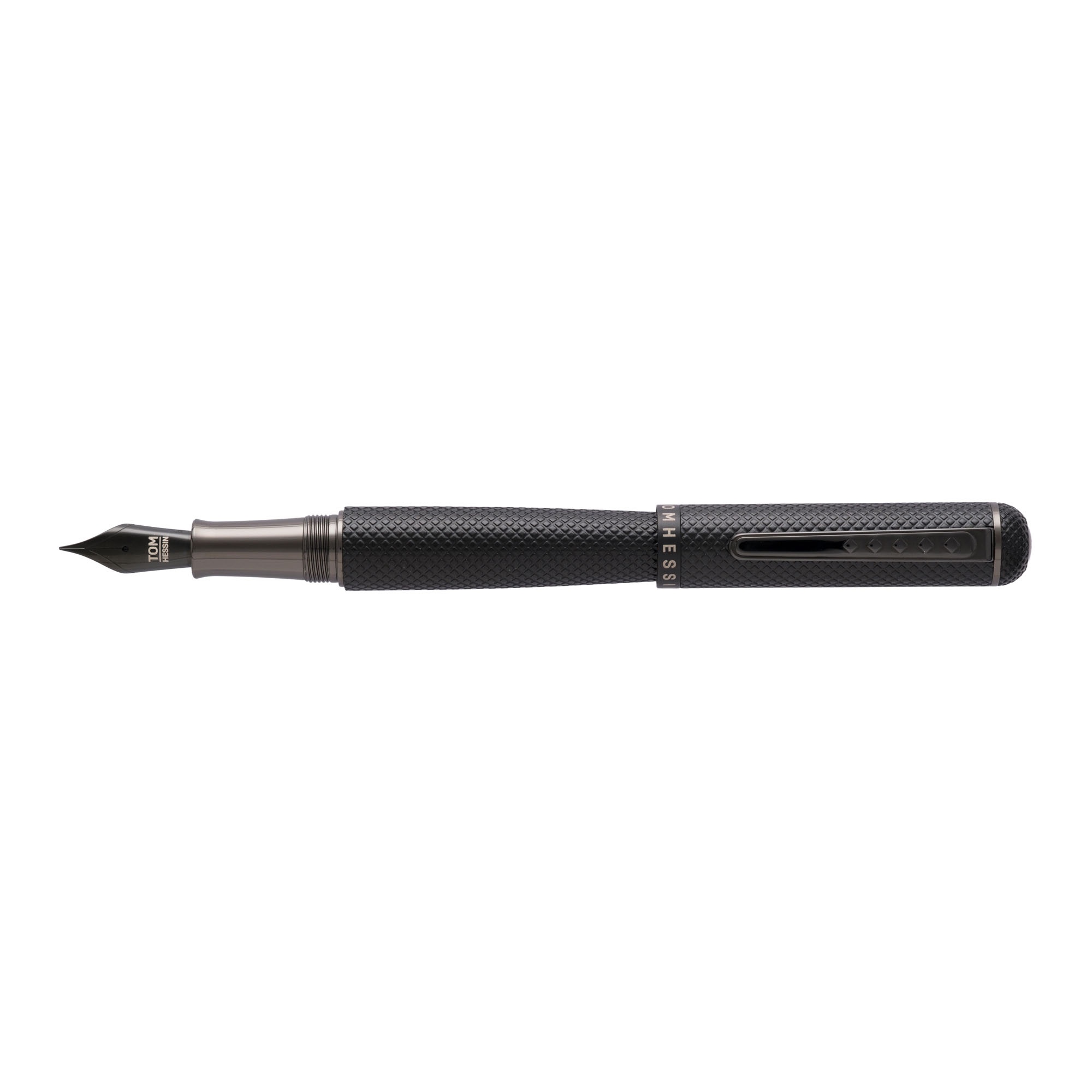 Tom Hessin Charles 1870 Gherkin Collection All Black Fountain pen