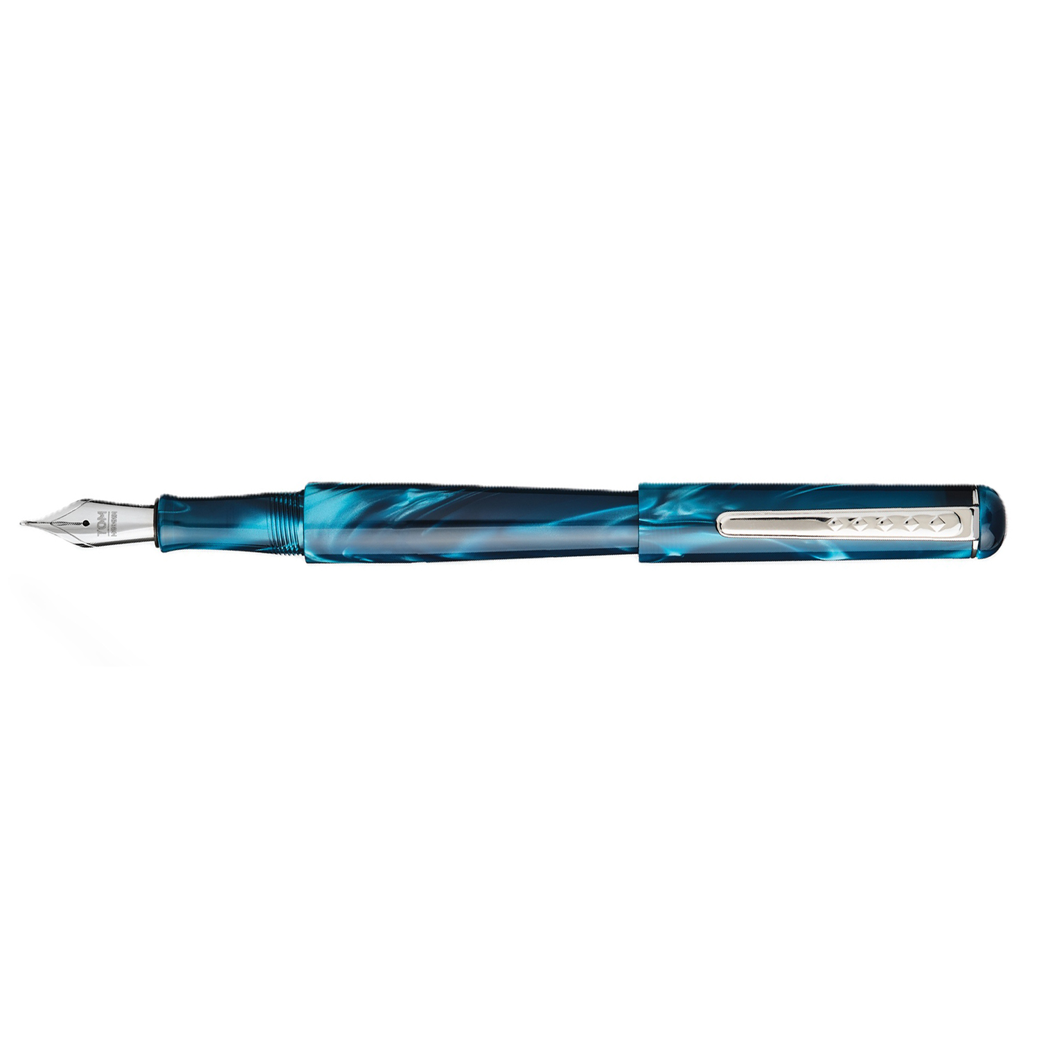 Tom Hessin Charles Collection Thames Blue Stylo Plume