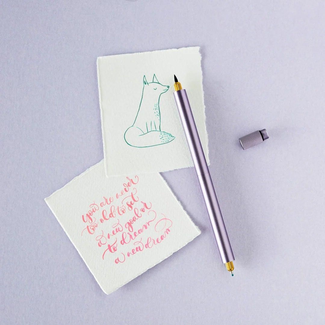 Tom's Studio Lumos Pro Lilac Double-Tip Fineliner