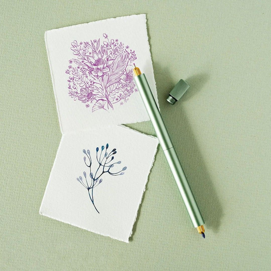 Tom's Studio Lumos Pro Sage Double-Tip Fineliner