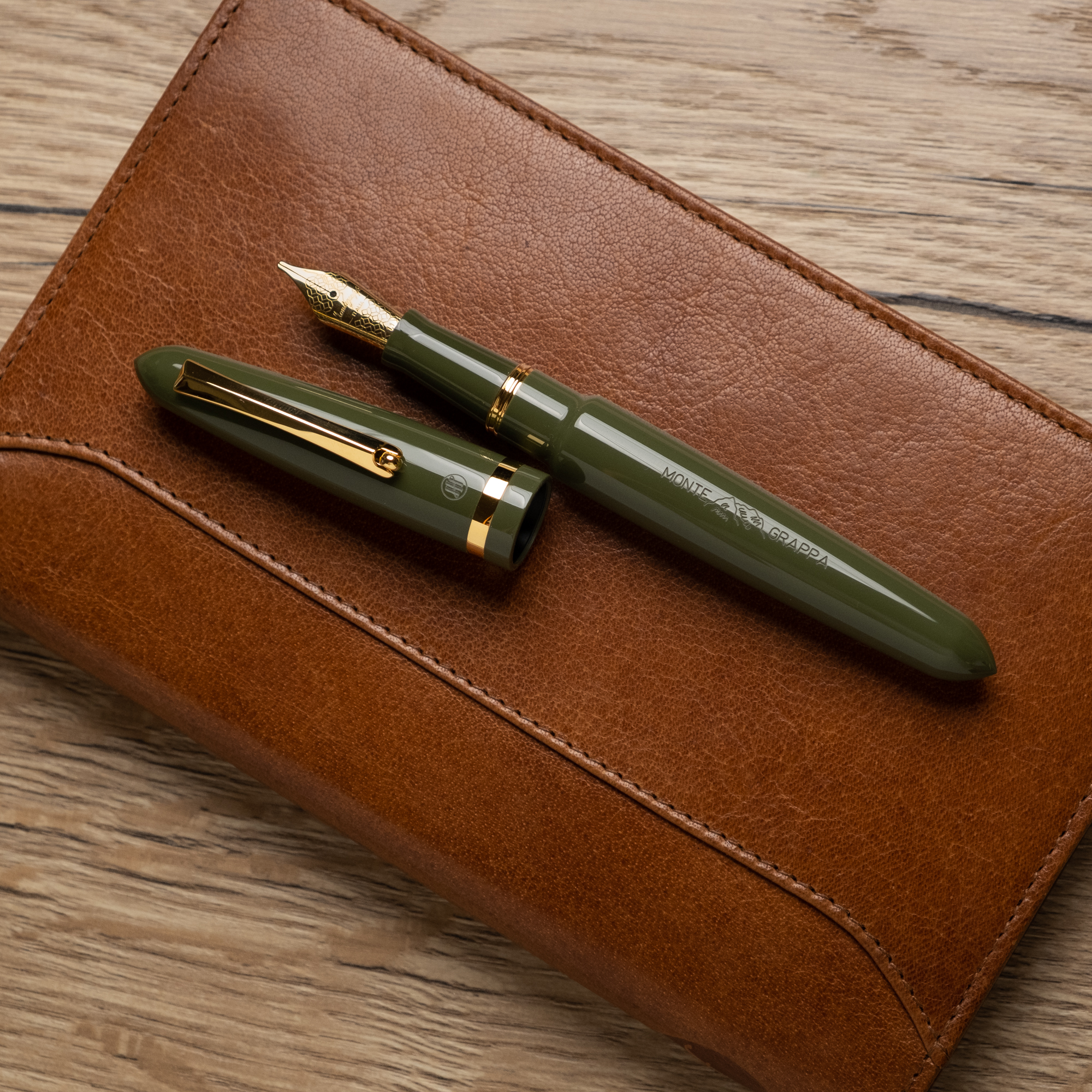 Montegrappa Vintage Class Venetia Lagoon Green Caneta de Tinta Permanente