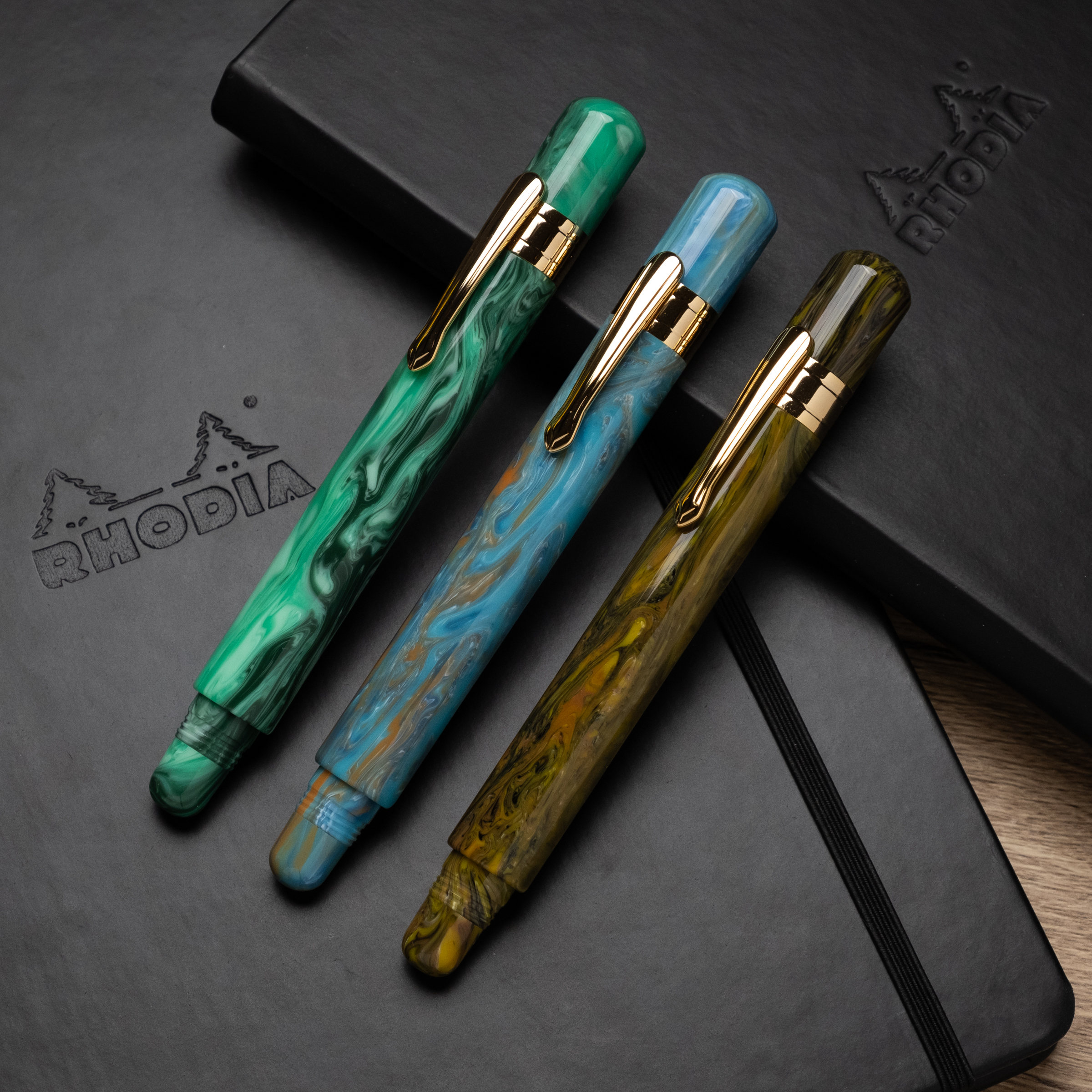 Taccia Covenant Green Malakit reservoarpenna