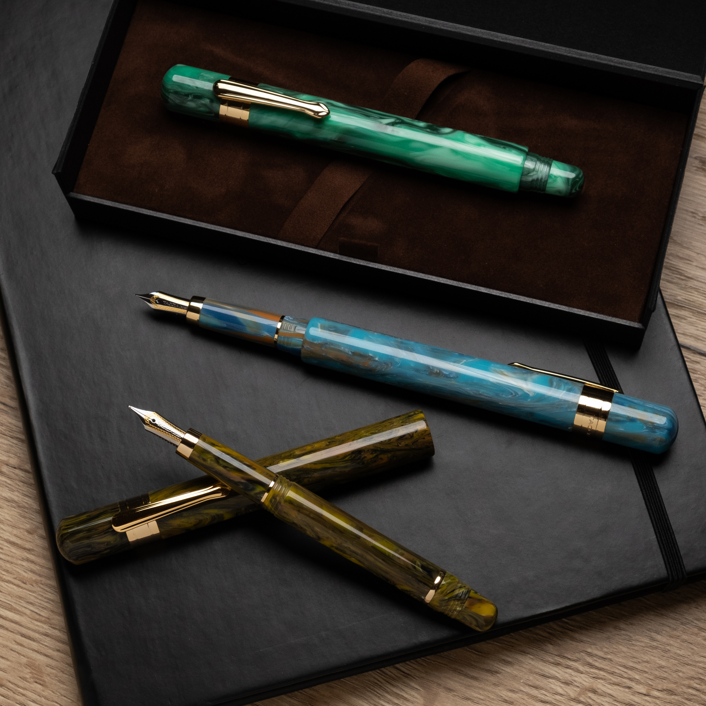 Taccia Covenant Green Malakit reservoarpenna