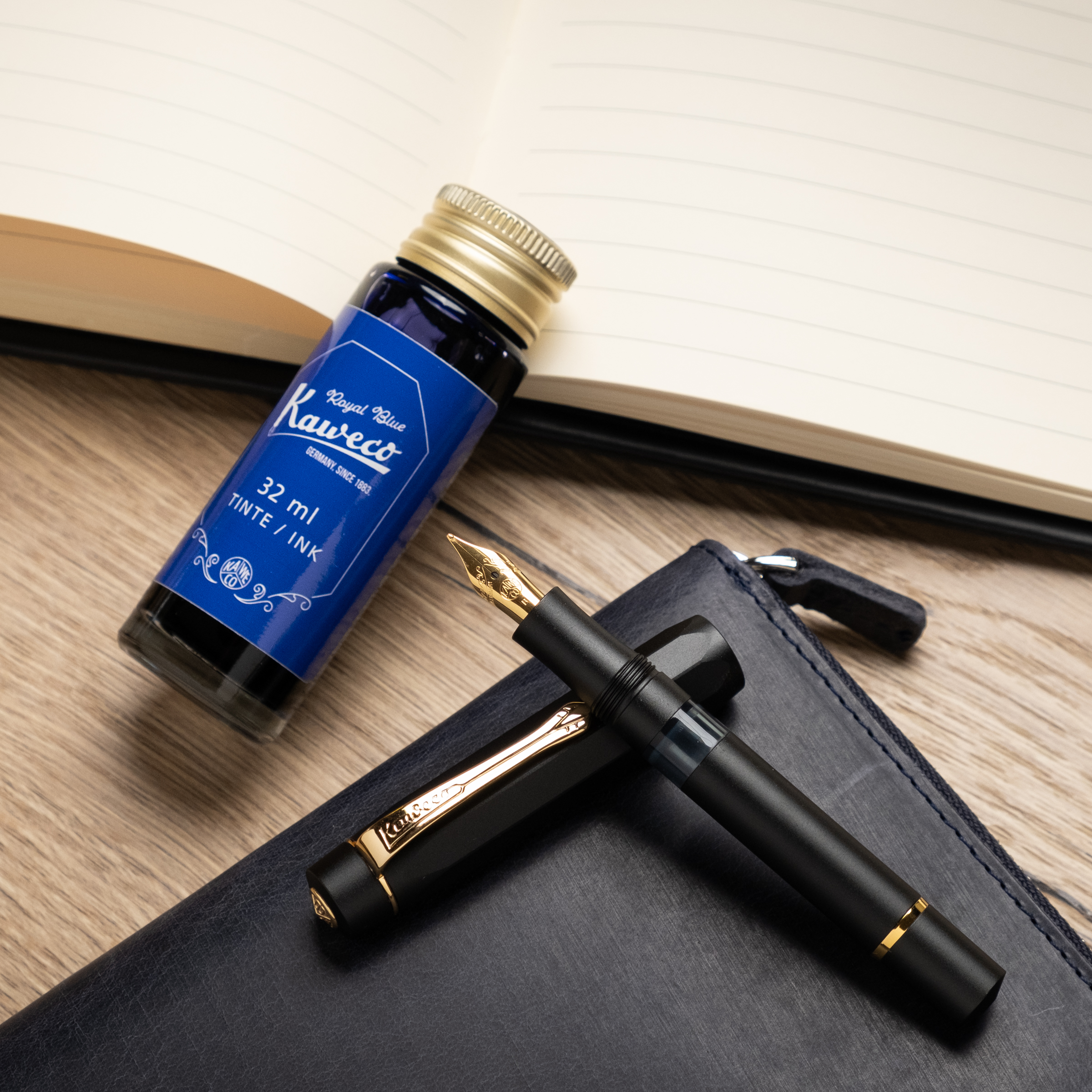 Kaweco AL Sport Black Piston Pluma Estilográfica