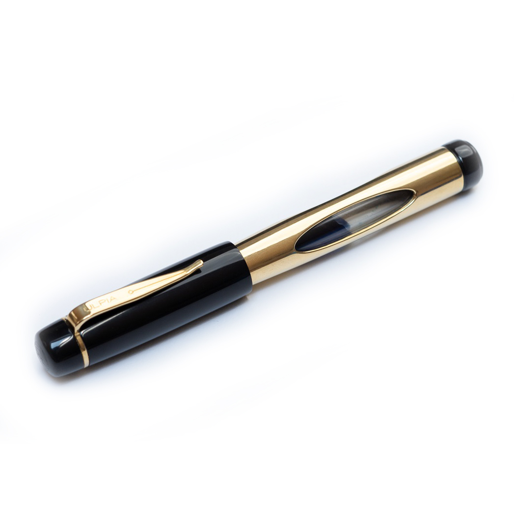 Ulpia Parix Ebonite Black and Brass Mira GT Vulpen
