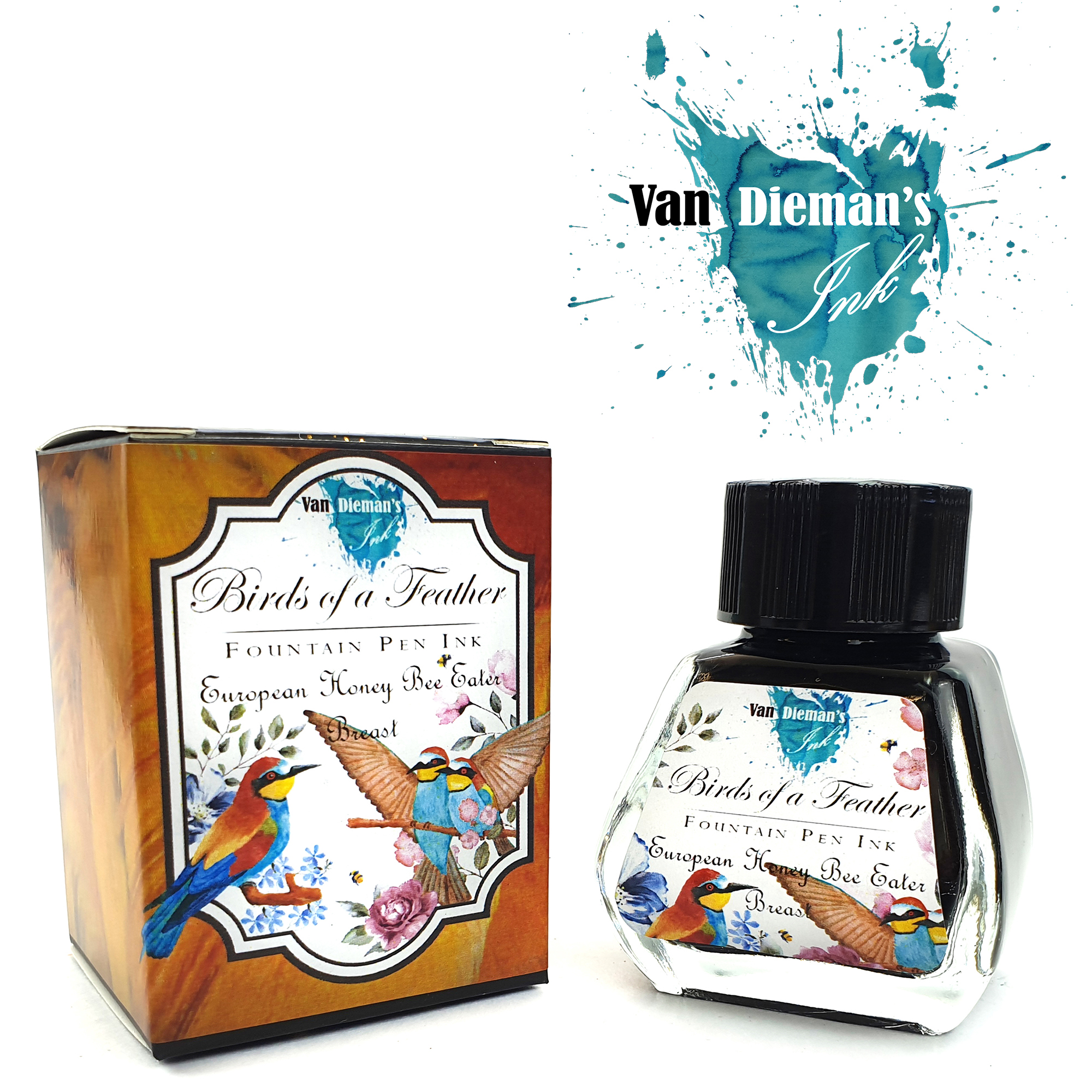 Van Dieman's Birds Of A Feather - European Honey Bee Eater Breast 30ml Ink Bottle