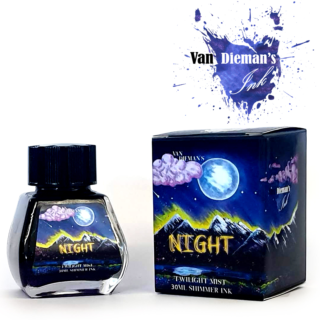 Van Dieman's Night - Twilight Mist Shimmering 30ml Ink Bottle