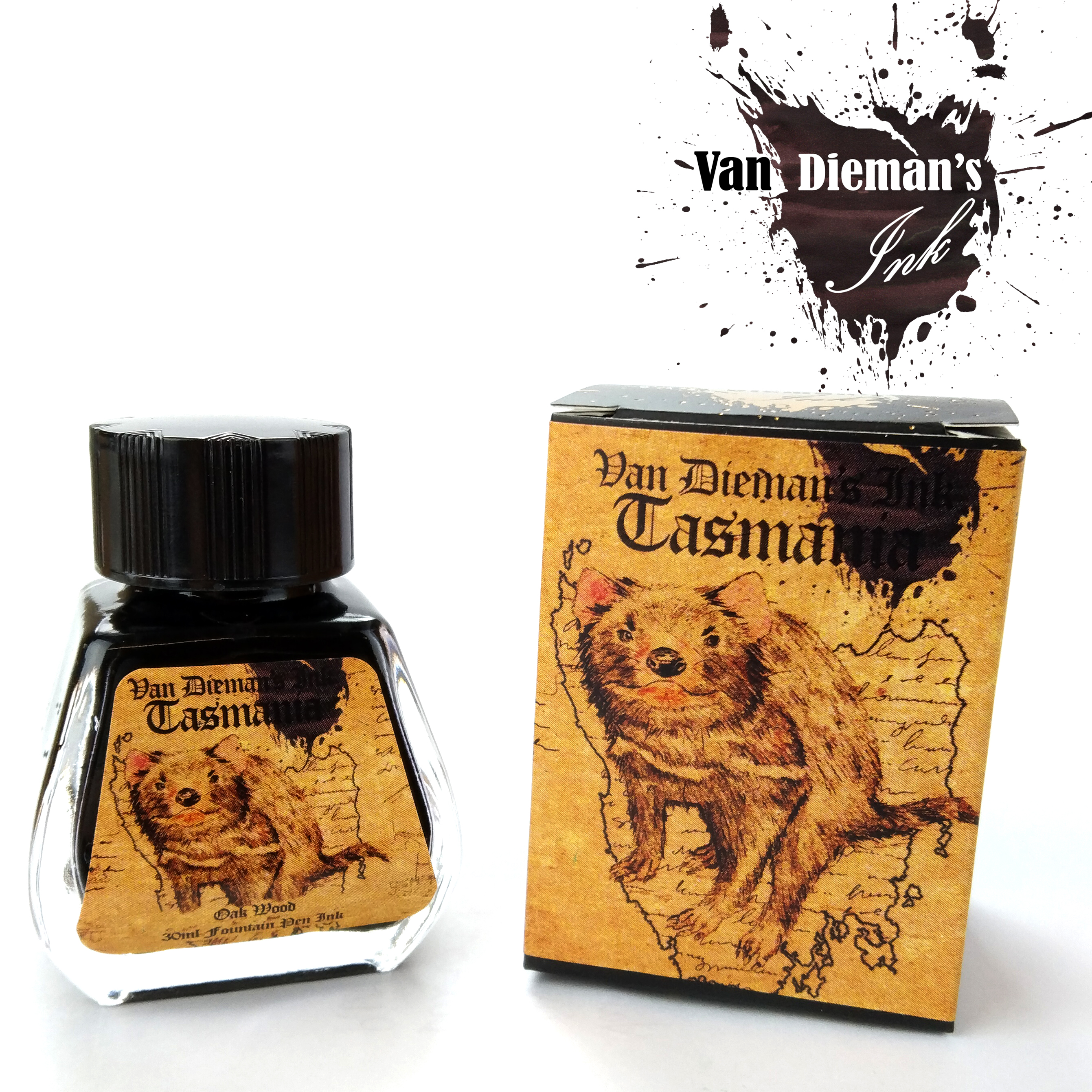 Van Dieman's Tasmania - Oak Wood 30ml Inktpot