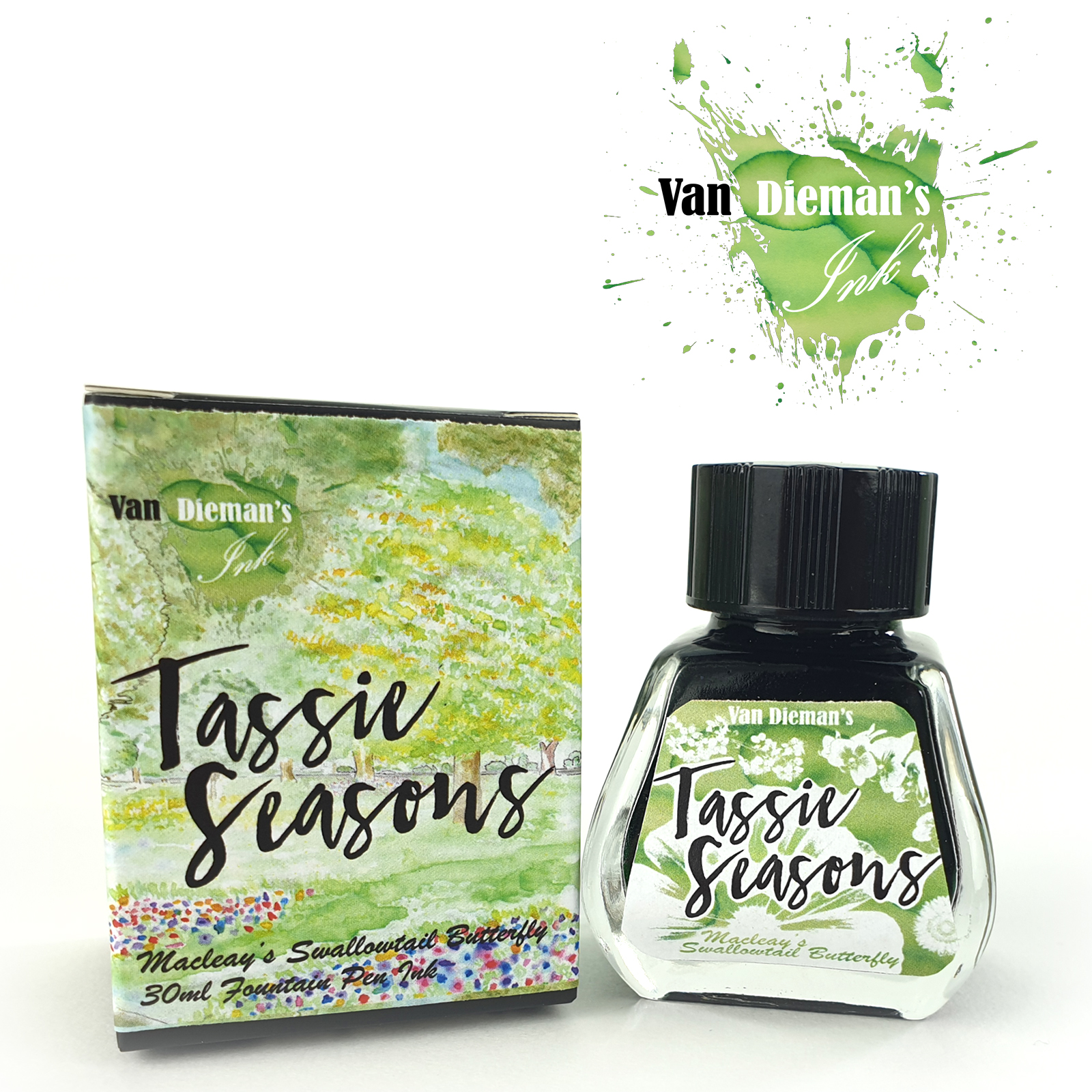 Van Dieman's Tassie Seasons - Macleay's Swallowtail Butterfly 30ml Frasco de tinta