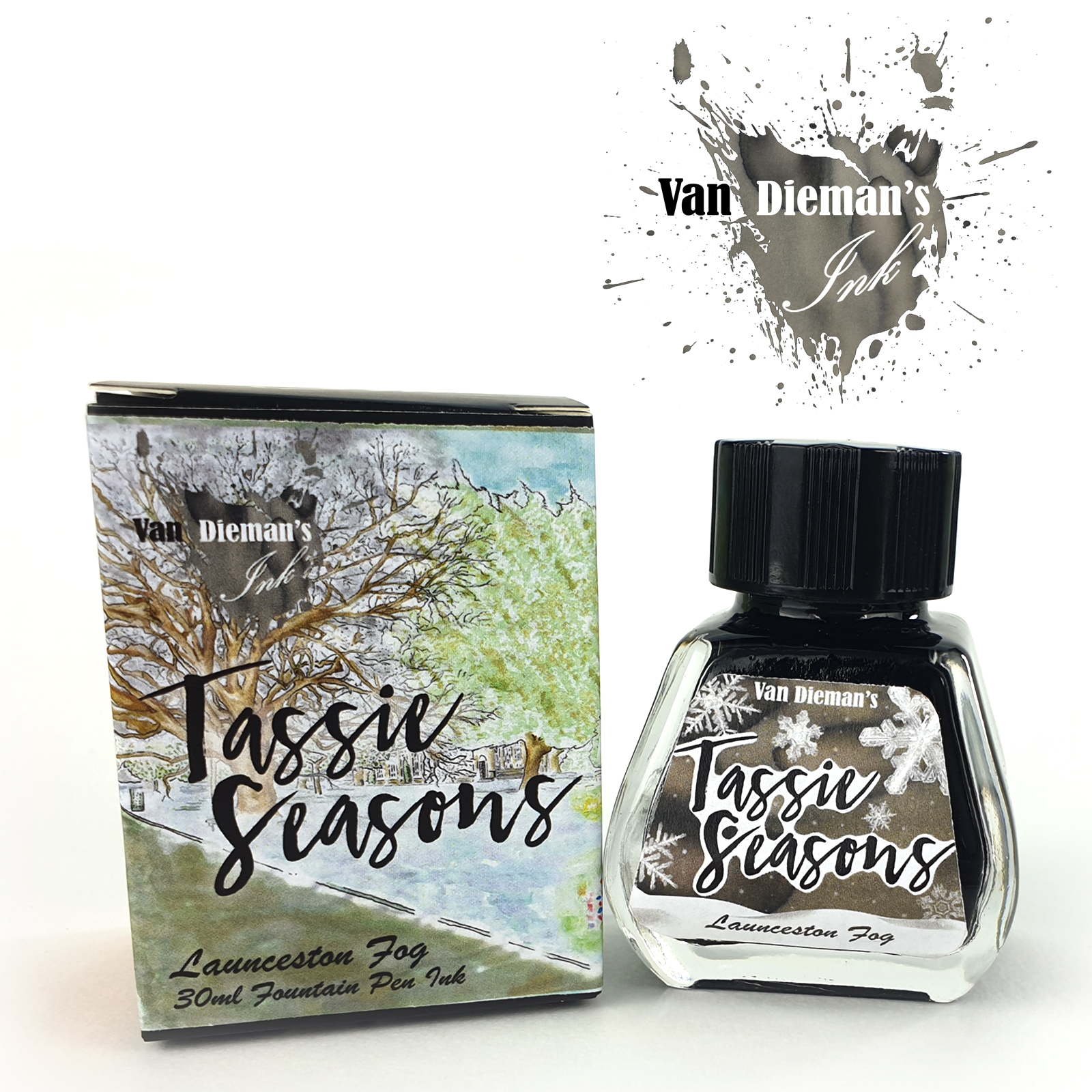 Van Dieman's Tassie Seasons - Launceston Fog 30ml Frasco de tinta
