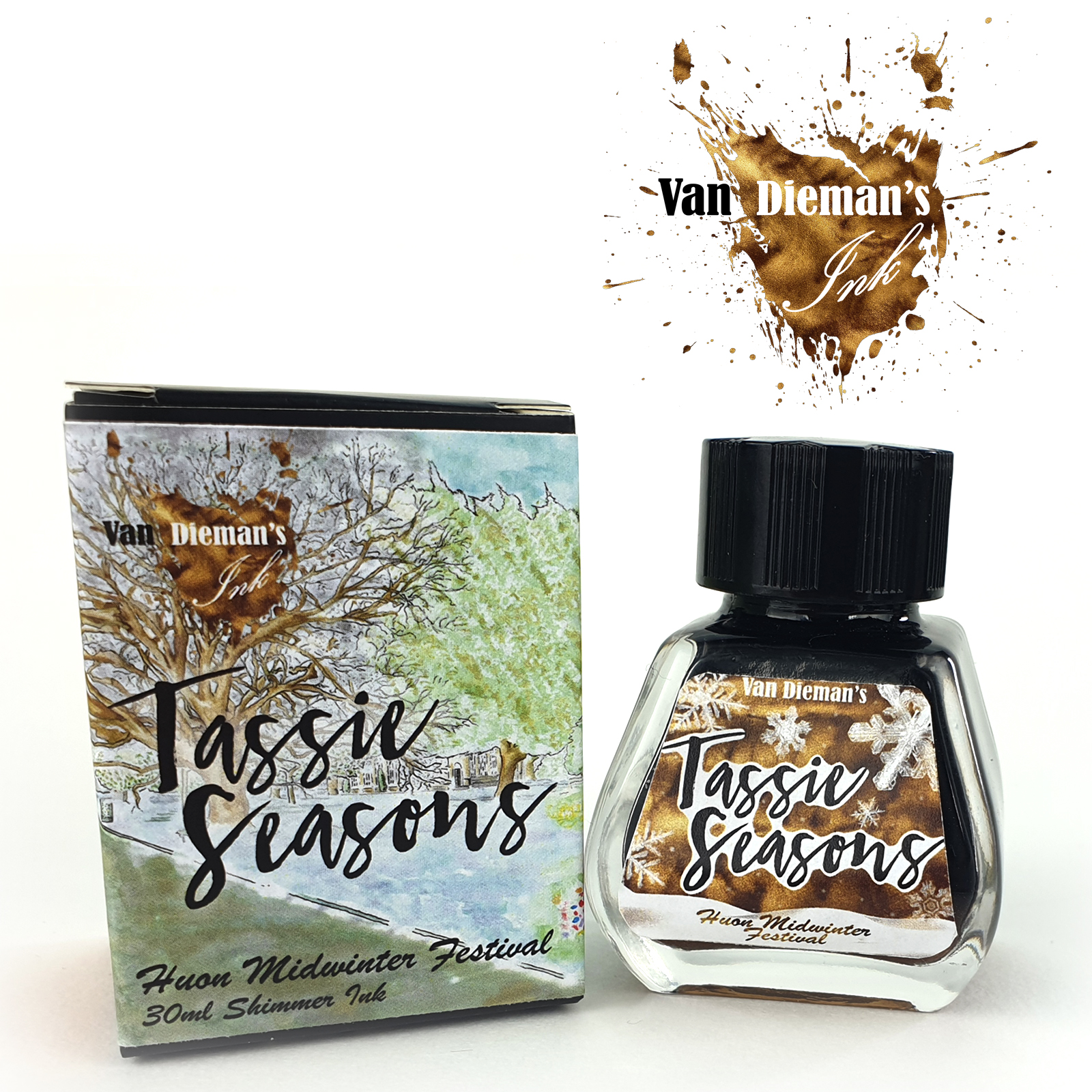 Van Dieman's Tassie Seasons - Huon Midwinter Festival 30ml Ink Bottle