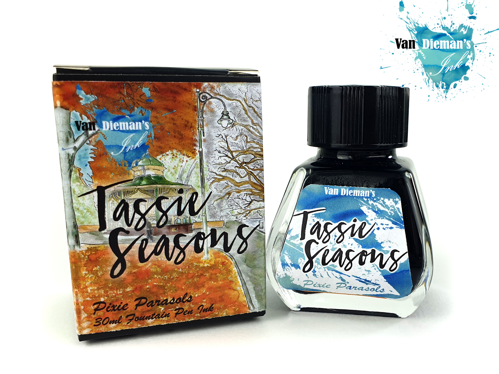 Van Dieman's Tassie Seasons - Pixie Parasols 30ml Ink Bottle