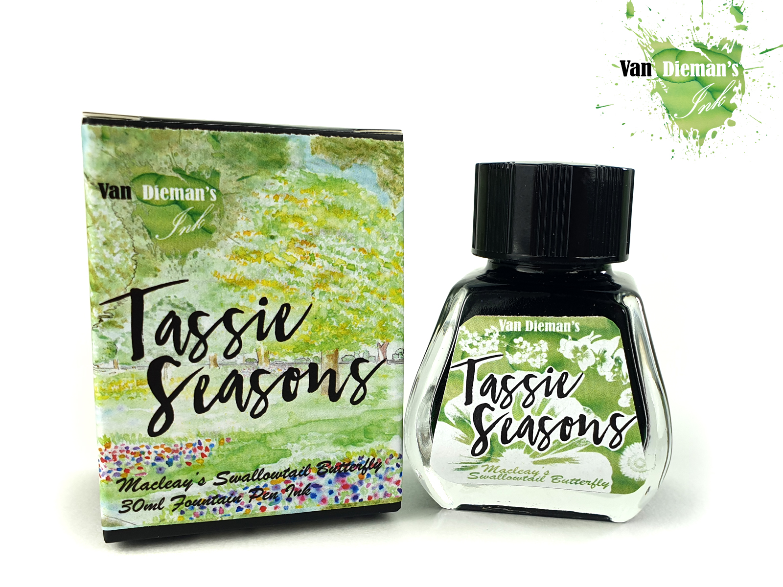 Van Dieman's Tassie Seasons - Macleay's Swallowtail Butterfly 30ml Frasco de tinta