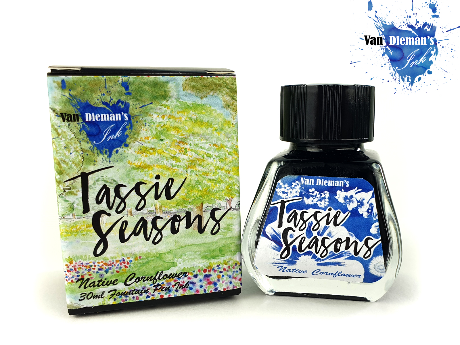 Van Dieman's Tassie Seasons - Native Cornflower 30ml Ink Bottle