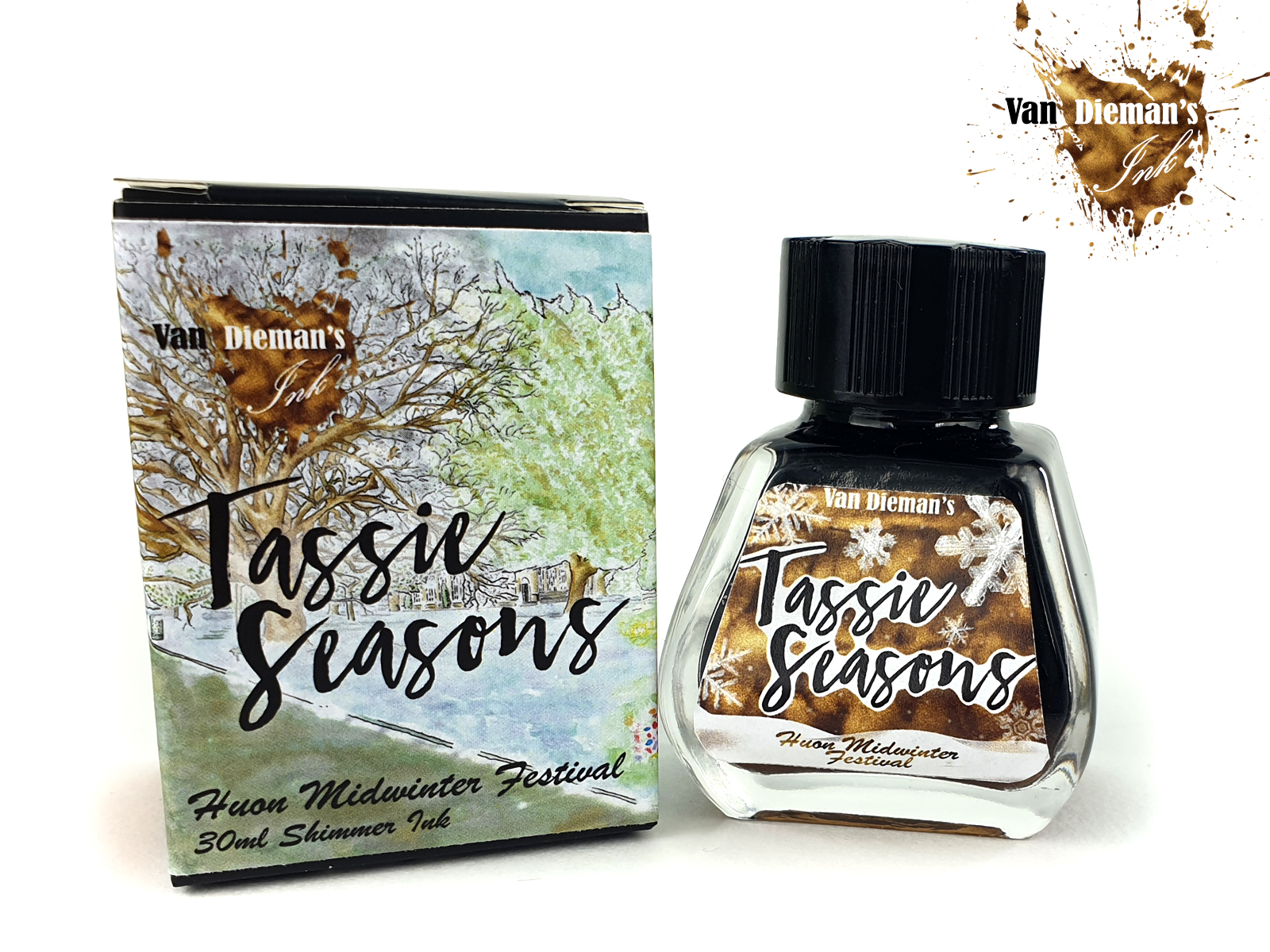 Van Dieman's Tassie Seasons - Huon Midwinter Festival 30ml Ink Bottle