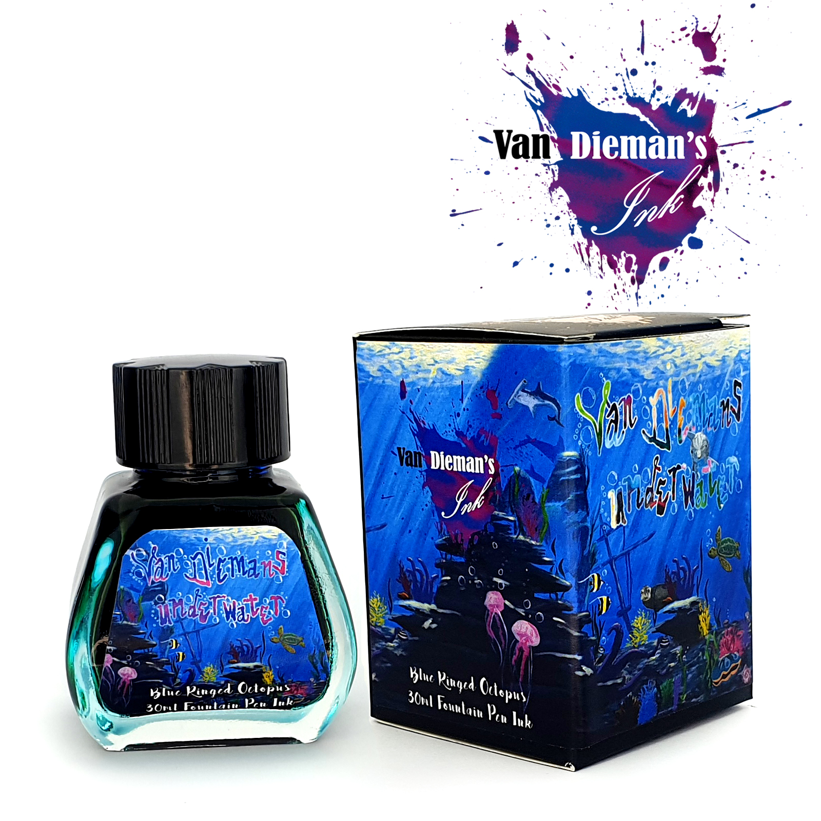 Van Dieman's Underwater - Blue Ringed Octopus 30ml Botella de tinta