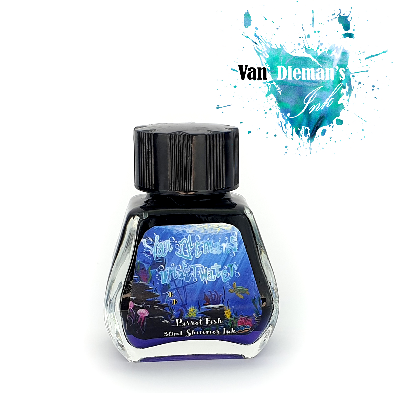 Van Dieman's Underwater - Parrot Fish Shimmering 30ml Frasco de tinta