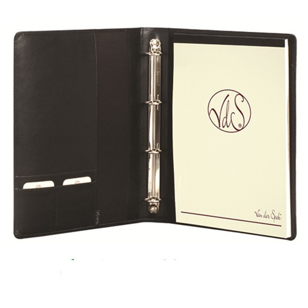 Van der Spek Economy 370 A4 Writing Case (Brown/Black)