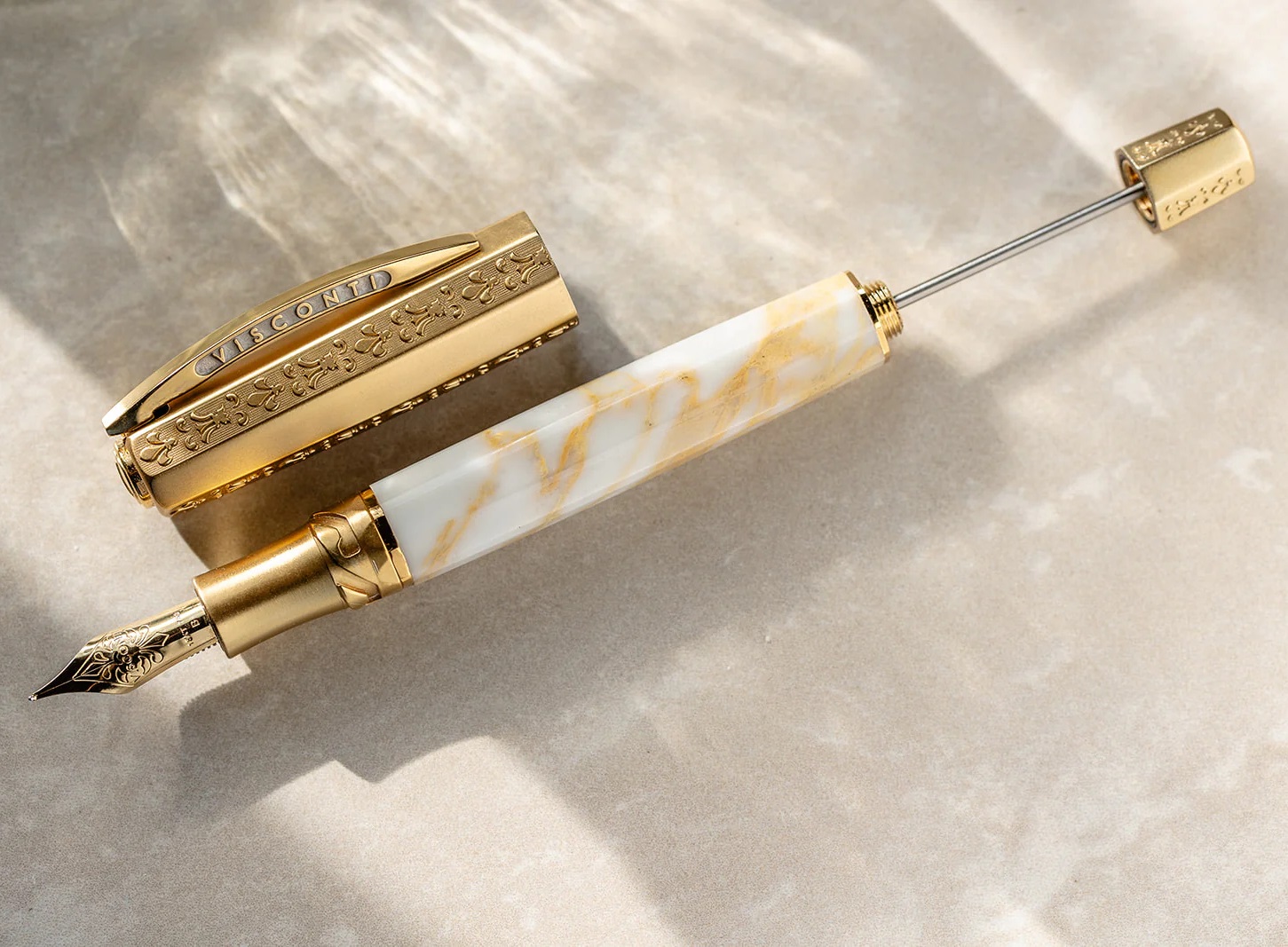 Visconti Il Magnifico Calacatta Gold Marble Limited Edition Pióro Wieczne