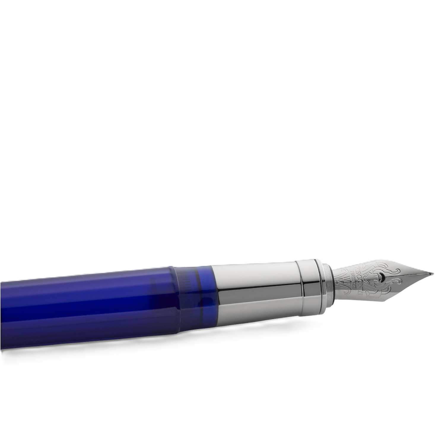 Visconti Michelangelo Translucent Blue Fountain Pen