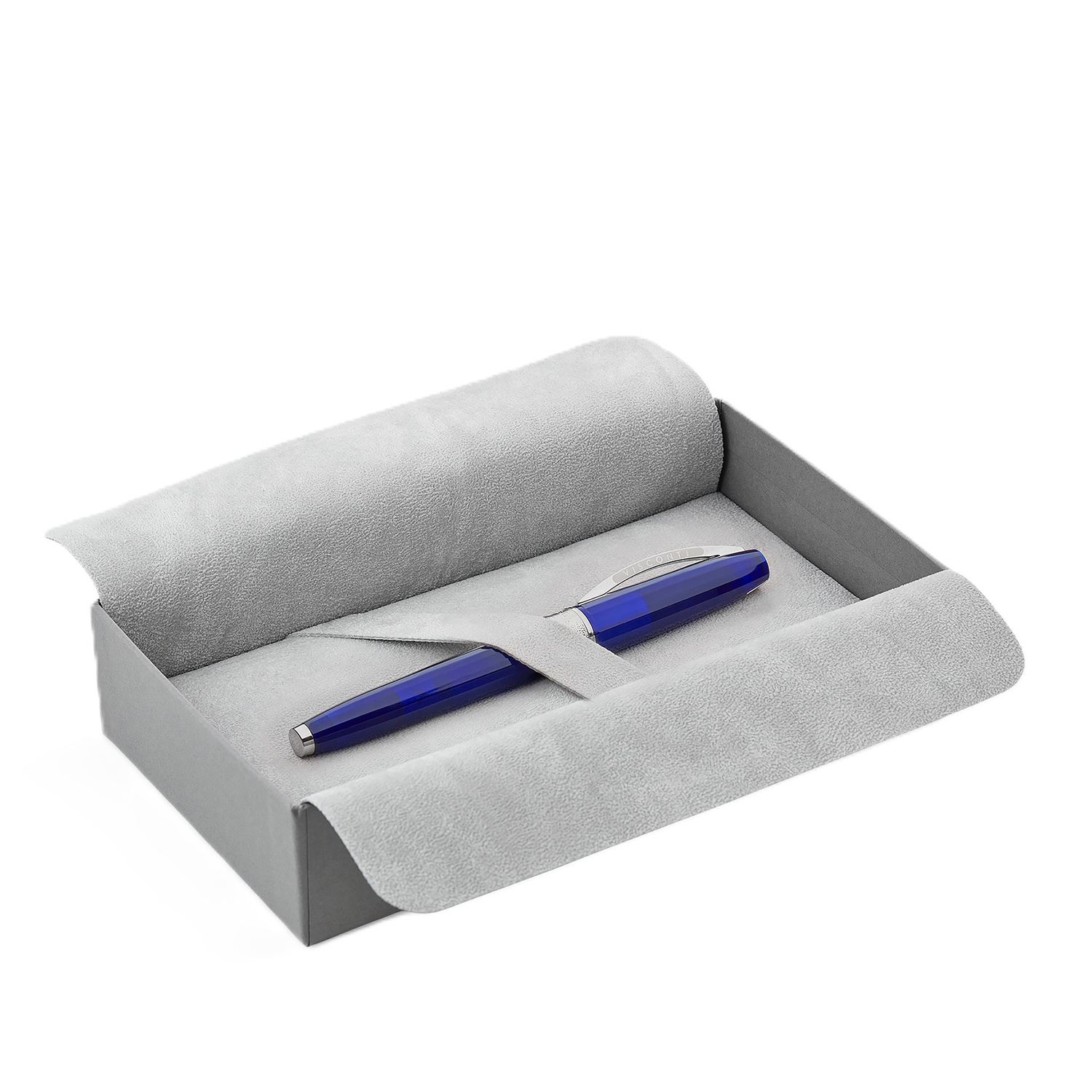 Visconti Michelangelo Translucent Blue Fountain Pen