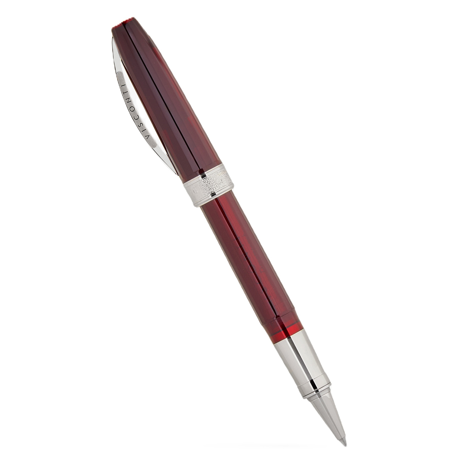 Visconti Michelangelo Translucent Red Roller