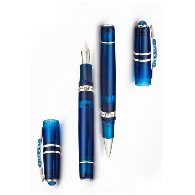 Visconti Homo Sapiens Demo Stones Sapphire Fountain pen