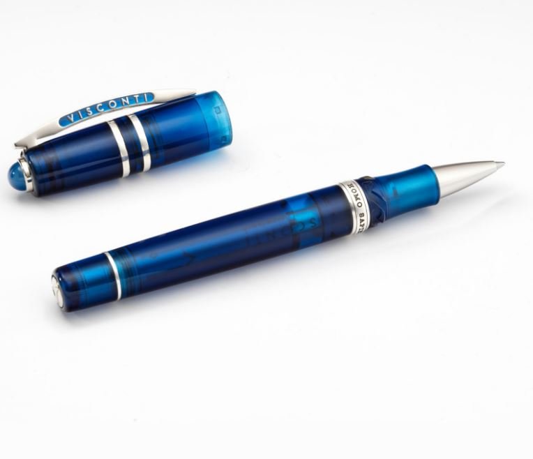 Visconti Homo Sapiens Demo Stones Sapphire Rollerball