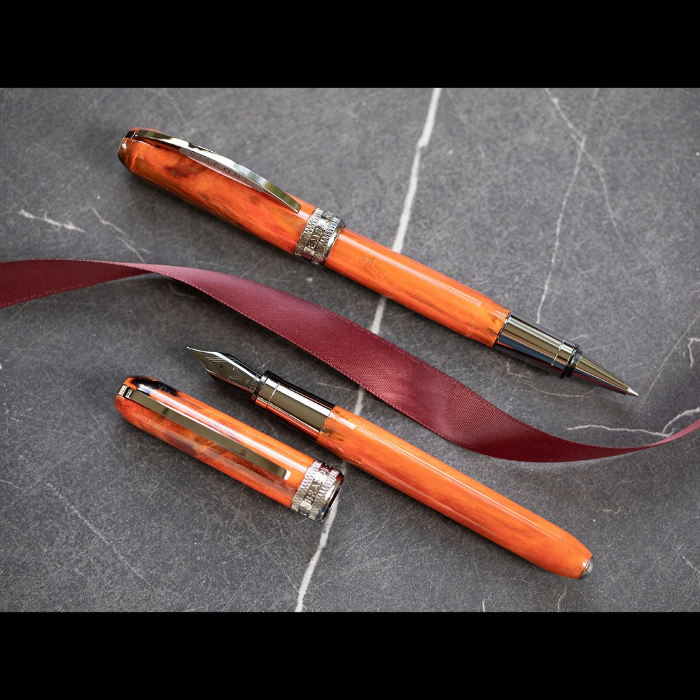 Visconti Rembrandt-S Orange Caneta de Tinta Permanente