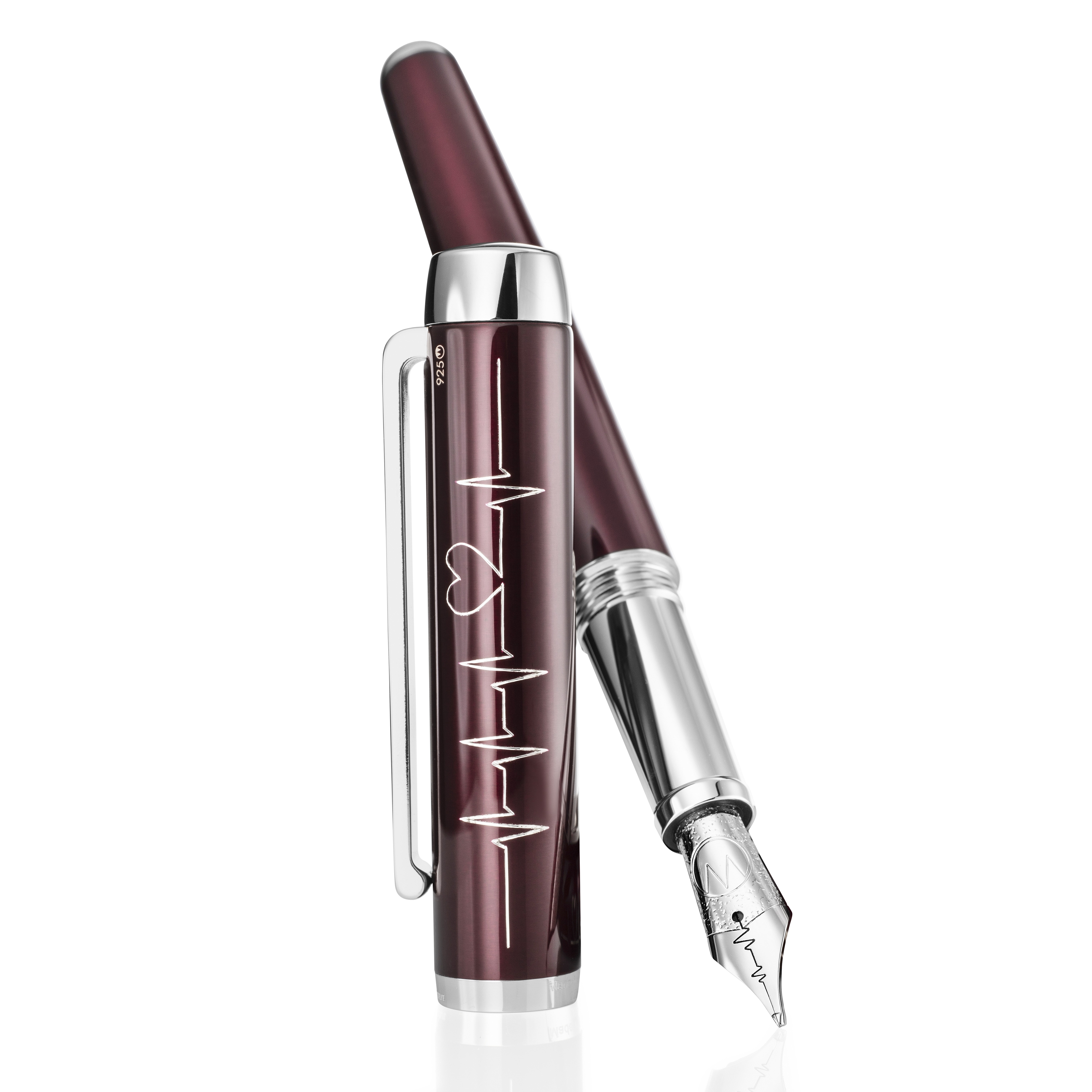 Waldmann Heartbeat Blood Red Fountain pen