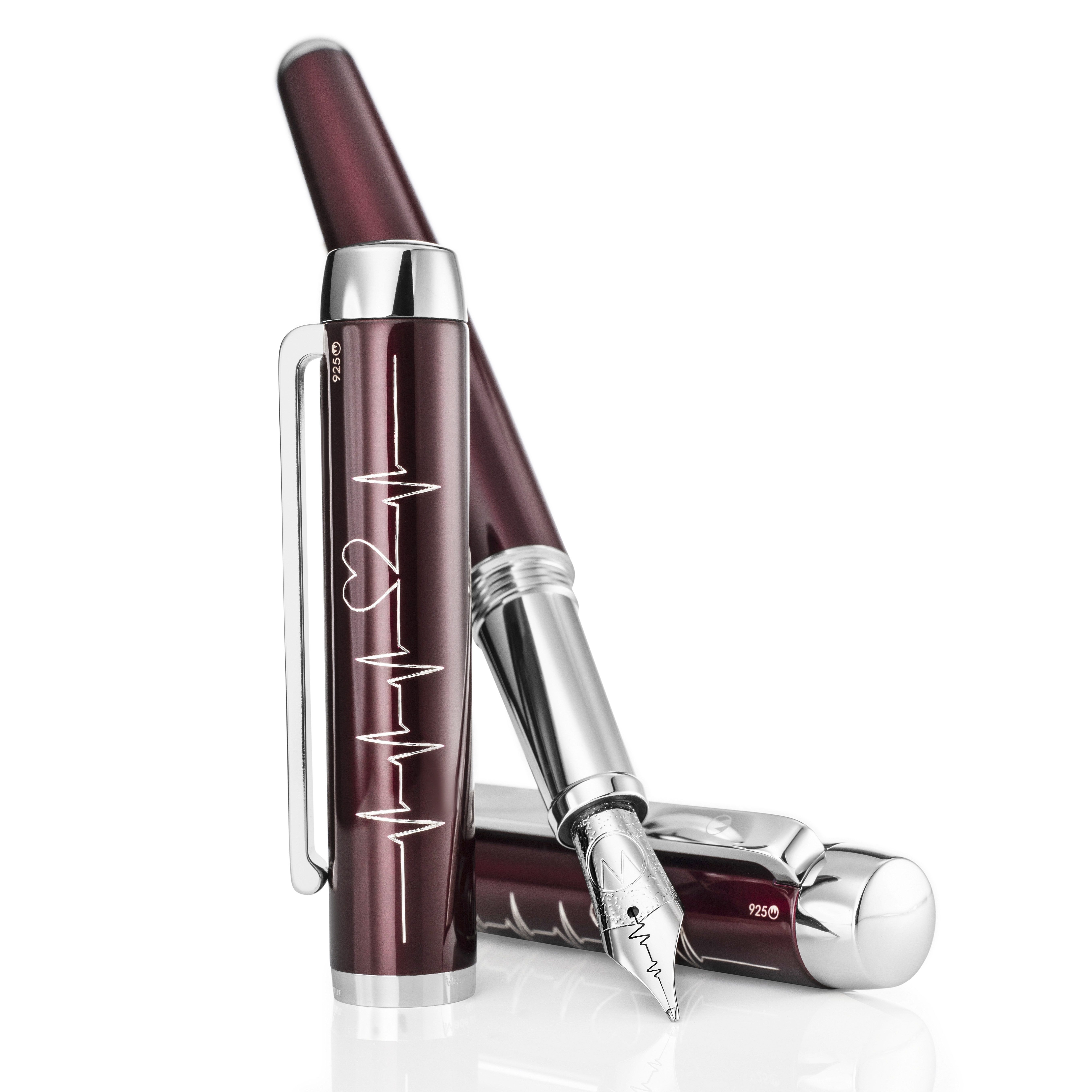 Waldmann Heartbeat Blood Red Fountain pen