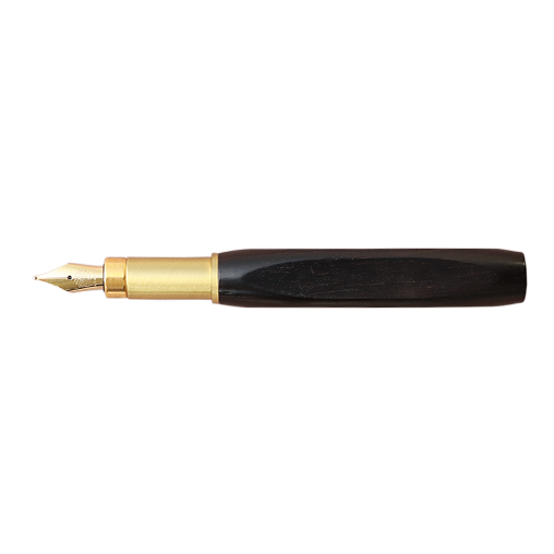 Wancher Densho 6 Facets Ebony Fountain Pen