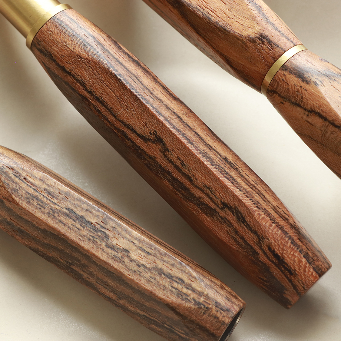 Wancher Densho 6 Facets Tigerwood Stylo Plume