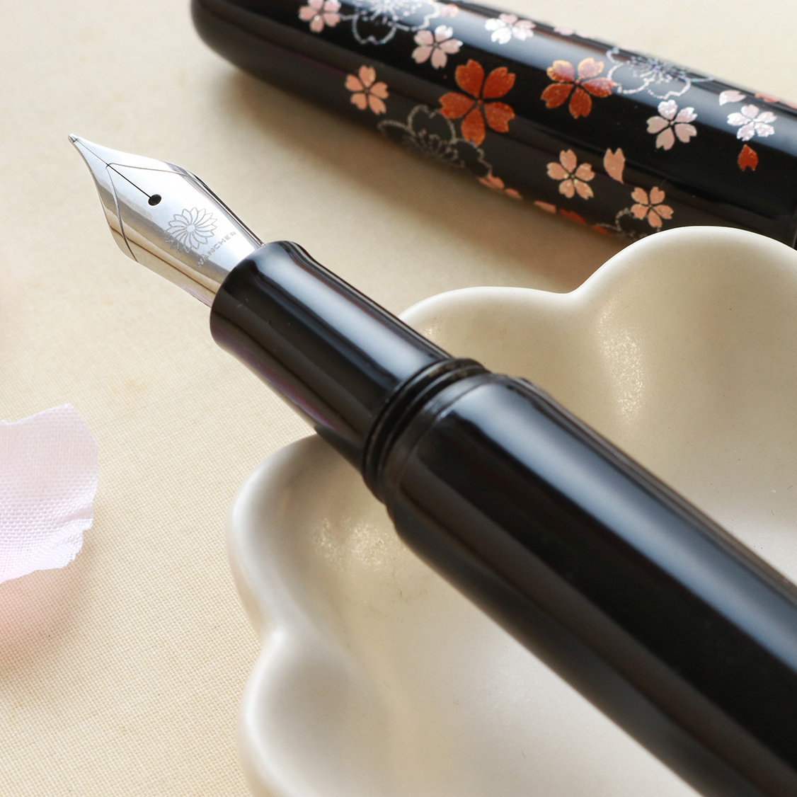 Wancher Dream Pen Echizen Urushi Omoide Sakura Fountain Pen