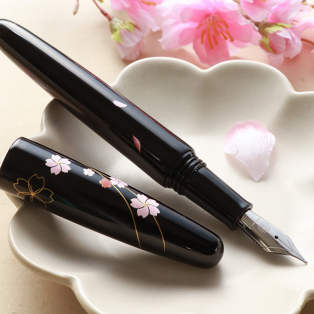 Wancher Dream Pen Echizen Urushi Sakura Zukiyo Stylo Plume